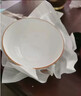 陶瓷碗家用喜庆乔迁新居碗碟餐具套装岁月静好饭碗 岁月静好10碗 实拍图