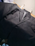 罗蒙（ROMON）西服套装男士小西装外套职业正装修身休闲伴郎服 黑色3XL 实拍图