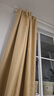 未来式卧室窗帘遮光2025新款挂钩式轨道窗帘客厅阳台隔热轻奢高端遮阳布 奶茶色（99%遮光）(送挂钩） 宽1.5*高1.8挂钩款1片 实拍图