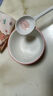 釉下彩可爱卡通碗碟套装家用高颜值陶瓷碗筷盘餐具 1碗1勺 2件套 实拍图