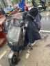 台铃雨衣电动车雨披单人加大加厚牛津布无镜套双帽檐蓝色3XL 实拍图