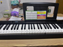 特伦斯折叠钢琴88键便携式电钢琴成人儿童电子琴重力度键盘V30pro家用 炫酷黑+专用琴包 实拍图