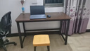 新颜值主义电脑桌电竞桌实木书桌家用台式办公桌学习桌写字桌工作台长条桌子 【18mm实木芯】特厚加固120cm 实拍图