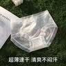 都市丽人女士内裤女冰丝无痕抗菌纯棉裆性感蕾丝夏季薄透少女生三角裤 XL 实拍图
