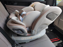 Heekin引领者儿童安全座椅汽车用0-12岁婴儿宝宝车载可坐躺智能通风加热 香槟金MAX(加配+全罩式遮阳棚) 实拍图