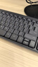 罗技（Logitech）MK106 键鼠套装 有线键鼠套装 办公键鼠套装 电脑键盘 紧凑型 黑色 实拍图