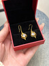中国黄金（CHINA GOLD）心中有你黄金耳环女足金耳钉元旦跨新年礼物送女友老婆生日结婚 精美礼盒【请勿拍】 实拍图