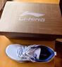 李宁乒乓球鞋男女款国家队训练款运动鞋透气防滑旋风升级白蓝43 实拍图