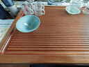 神雕（SHEN DIAO）整块原木花梨木茶盘电木款单层排水式简约茶托盘家用大号实木茶台 花梨木-简流水(86x45)配水球水管 实拍图