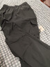 Homlean美式机能伞兵工装裤男春夏宽松小众阔腿休闲登山长裤S6603深灰L 实拍图