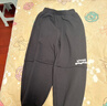 MiniPeace太平鸟童装男童裤子加绒冬季针织儿童运动裤潮 黑色1 110 53cm 实拍图