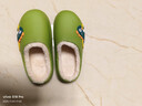 儿童棉拖鞋秋冬爆款加绒保暖毛毛鞋男女童防滑室内居家棉鞋 墨绿色 32.5 内长20.5cm 实拍图