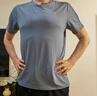 京东京造【100 超强速干】运动短袖t恤男跑步健身户外夏季 蓝色 XL  实拍图