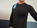 艾伦伯顿（Alen Botun）健身服男套装高弹压缩秋季保暖内衣速干衣冬天运动紧身训练跑步服 科幻两件套【升级二代保暖绒】 L (130-145)斤 实拍图
