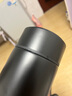 花卜丸智能显温保温杯316不锈钢高颜值保冷热男女泡茶杯便携茶水分离杯 商务黑-带温显500ML+抗菌不锈钢 实拍图