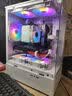 EVESKY 玄武MINI 无立柱海景房机箱 M-ATX主板/270°广角玻璃侧透 240水冷游戏电脑主机箱 支持4090显卡 玄武MINI-白色+3个暮光炫彩风扇 实拍图