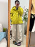 JEEP SPIRIT吉普三合一冲锋衣男士夹克户外防风防水登山服外套女荧光绿M 实拍图