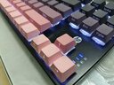 惠普（HP）GK200机械键盘有线办公游戏键盘 20种背光灯效 87键电竞键盘鼠标套装电脑外设键鼠 侧刻黑莓粉【键鼠套装-青轴】 实拍图