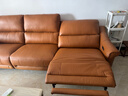 芝华仕（CHEERS）头等舱真皮电动沙发客厅现代简约芝华士50611B小橘沙发|橙2.82m 实拍图