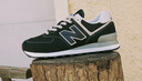 NEW BALANCE 运动鞋男鞋女鞋透气复古拼接经典休闲鞋574系列ML574EVB 42 实拍图