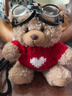 伊美娃娃小熊公仔书包挂件玩偶背包挂饰车钥匙扣毛绒包包挂件生日礼物女生 实拍图