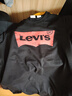 Levi's李维斯情侣美式宽松印花时尚简约舒适潮流纯棉圆领短袖T恤 黑色 002A0-0001 M 实拍图