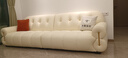 冬熊棉花糖真皮沙发法式奶油风客厅小户型轻奢白色钢琴键云朵沙发 【四人位2.8米】 生态皮【豪华版】乳胶+4CM紫罗兰 实拍图