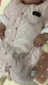 婧麒（JOYNCLEON）婴儿连体衣新生儿衣服秋冬保暖夹棉哈衣满月宝宝内衣纯棉连体衣 大树粉【优选精梳棉】 80cm 实拍图