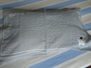 金号纯棉枕巾 3A级抗菌三层纱布枕头巾 星星款灰色单条80*52cm 134g 实拍图