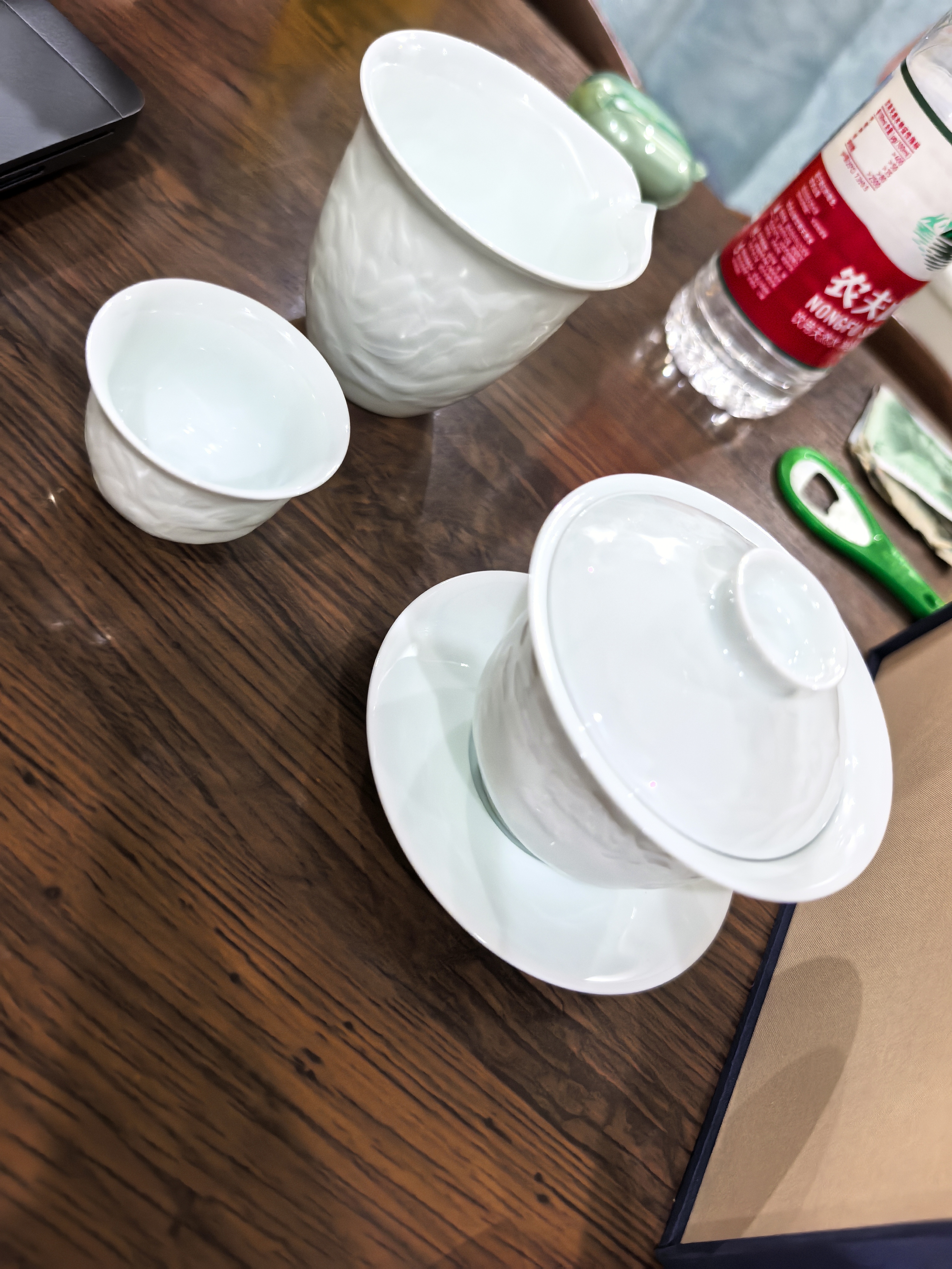 汉造景德镇茶具套装轻奢高档陶瓷整套泡茶器全套家用功夫茶具2026新款 【高端送礼】玉影山水6件套 【顺丰包邮】 蓝色礼盒 实拍图