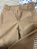 优衣库女装针织廓形长裤/弯刀镰刀裤子25秋冬新款483722 483722/32深米色 S 实拍图