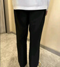 安踏（ANTA）运动裤男抗皱卫裤夏季通勤百搭跑步长裤子男休闲裤直筒四季针织裤 【加绒-升级挺括版-直筒】基础黑7304N-3 斜插口袋 3XL 实拍图
