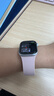MSSM适用苹果手表表带apple watch S11/S10/9硅胶磁吸表带iwatch Ultra3/Se3荔枝纹表带 牛津粉配星光 实拍图