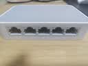 普联（TP-LINK）8口交换机5口以太网交换器4口非网管网络分线器家用监控摄像网线分流器即插即用免设置 TL-SG1005+ 5口千兆交换机 塑壳 实拍图