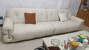 冬熊棉花糖真皮沙发法式奶油风客厅小户型轻奢白色钢琴键云朵沙发 【大四人位3.1米】 头层真皮【旗舰版】凝胶记忆棉+6CM紫罗兰 实拍图