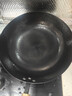 阎铁匠章丘炒锅铁锅炒菜锅圆底家用无涂层老式 氮化黑锅锤印款32cm  实拍图