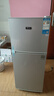 南极人小冰箱迷你小型家用 两用冷藏冷冻宿舍寝室双门办公室出租房用电冰箱一级能效节能省电 158L【冷藏冷冻 一级能效】银色 实拍图