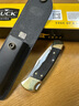 BUCK 巴克美国原装进口折刀户外野营装备经典波浪手柄指槽110BRSFG-B 实拍图
