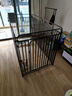 京喜自营-专用品牌狗笼子狗狗围栏室内加固型方管狗栅栏带隔离门送货上门 黑色6片【160*80*100】 实拍图