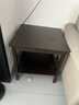 第一森林 茶几桌家用客厅边几沙发边柜简约茶台实木腿小方几茶桌 【实木腿边几款】黑胡桃色60*60 实拍图
