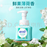 蓝月亮泡沫洗手液氨基酸抑菌 泡沫细腻滋润保湿（鲜果薄荷）255ml 泡泡 实拍图