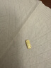周六福新年礼物 黄金999元宝金条小金豆爱心赏金玩咖投资金系列 计价 金条 - 1g 实拍图