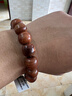 妍韵珠宝精品14*13mm海南黄花梨木手串正品把件文玩念珠男女士款佛珠手链 实拍图