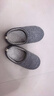 内泊（NEIBO）乳胶棉拖鞋男冬季天大码女士室内家居防滑防臭橡胶软底羊毛鲸灰48 实拍图