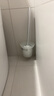 九牧（JOMOO）浴室挂件 卫生间马桶刷套装家用浴室厕刷架 亮银【铝合金】  939511 实拍图