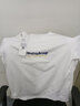 米子旗短袖t恤女凉感2025新款夏半袖体恤宽松版纯棉ins潮流小熊慵懒风 红字7778胸前大 白色 L 110-120斤 实拍图