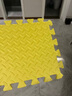 加厚泡沫地垫拼接家用婴儿爬行垫卧室榻榻米垫子打地铺垫子坐垫 黄色 约1.2cm厚30*30cm树叶纹/1片 实拍图