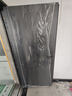 挺固加厚甲级防盗门入户门+防撬防爆安全门子母门+防火岩棉填充＋智能锁人脸识别 氟碳灰 2050*960【单门，开向可选】 机械锁 实拍图