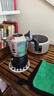 比乐蒂（Bialetti）【官方正品】摩卡壶 双阀高压手冲咖啡壶意式浓缩手动咖啡机送礼 磨豆机+2杯份+4.0电陶炉 100ml 实拍图