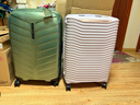 新秀丽（Samsonite）行李箱20英寸简约大波浪箱登机拉杆箱旅行箱KJ1丁香紫密码箱 实拍图